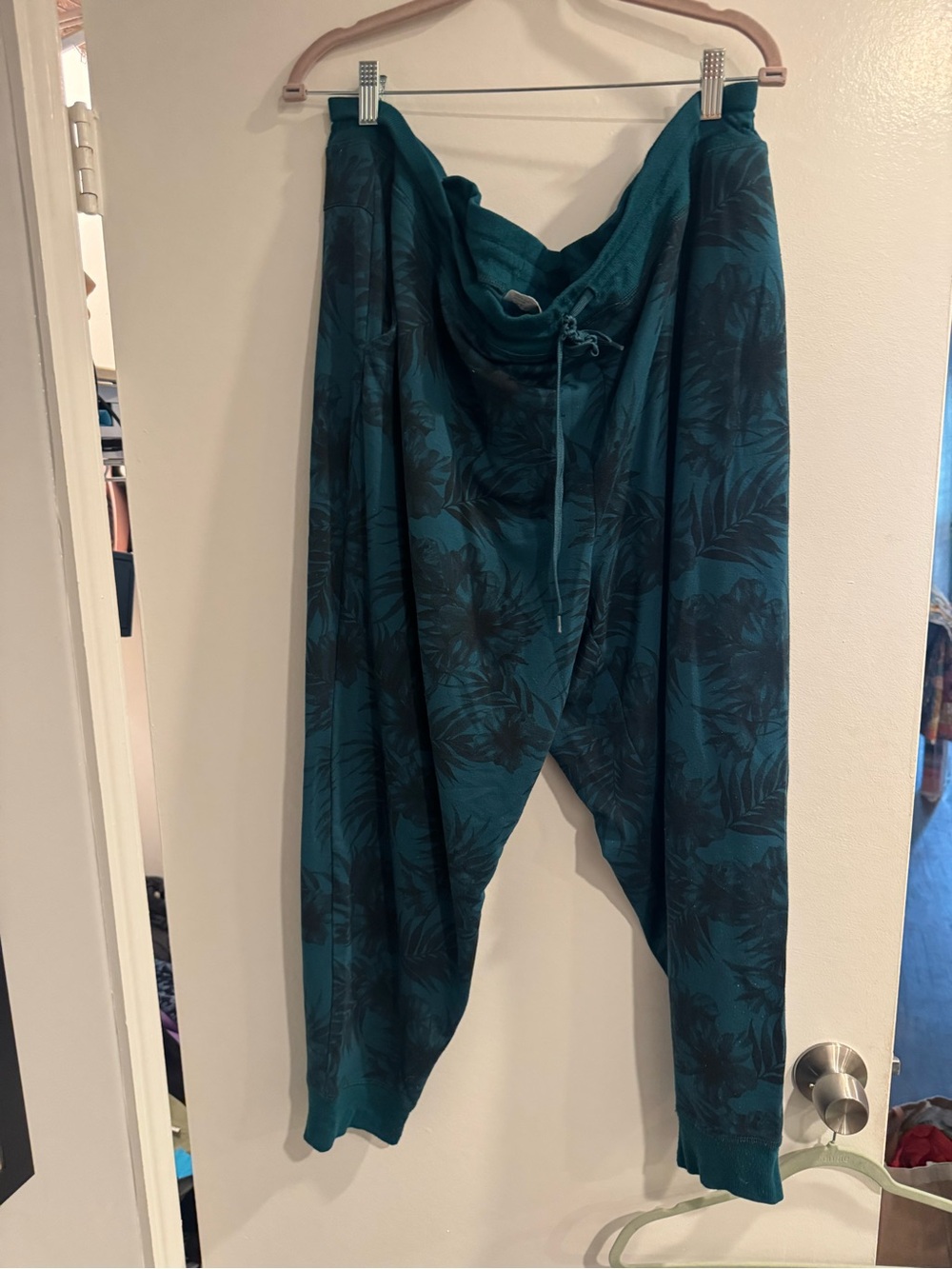 Jockey Deep Teal Lounge Pants Women's 3X Plus Size Soft Comfy drawstring pants